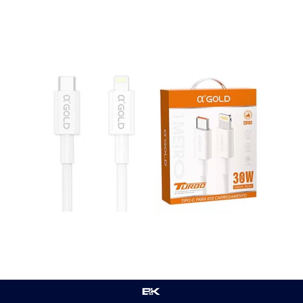 CABO PD TIPO C/iOS 1M A'GOLD CB102