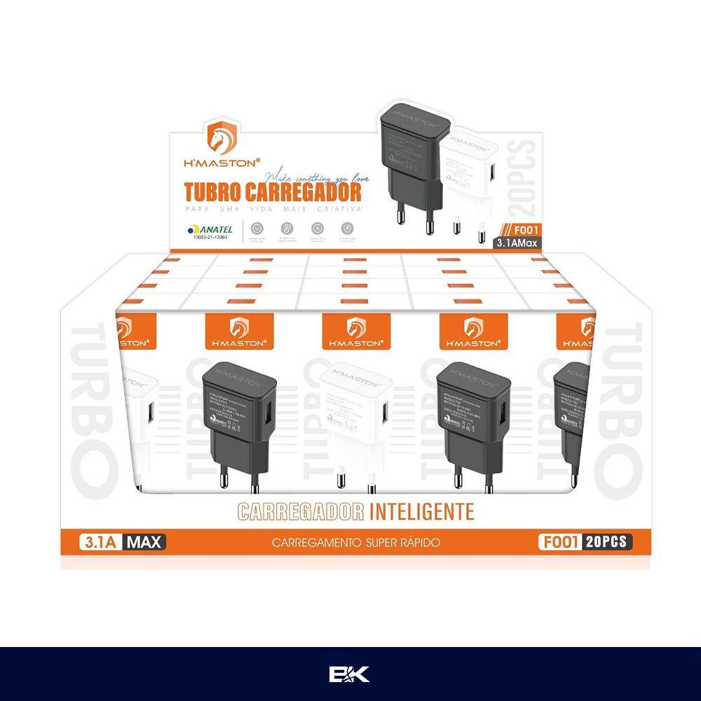 FONTE USB 3.1A HMASTON F001