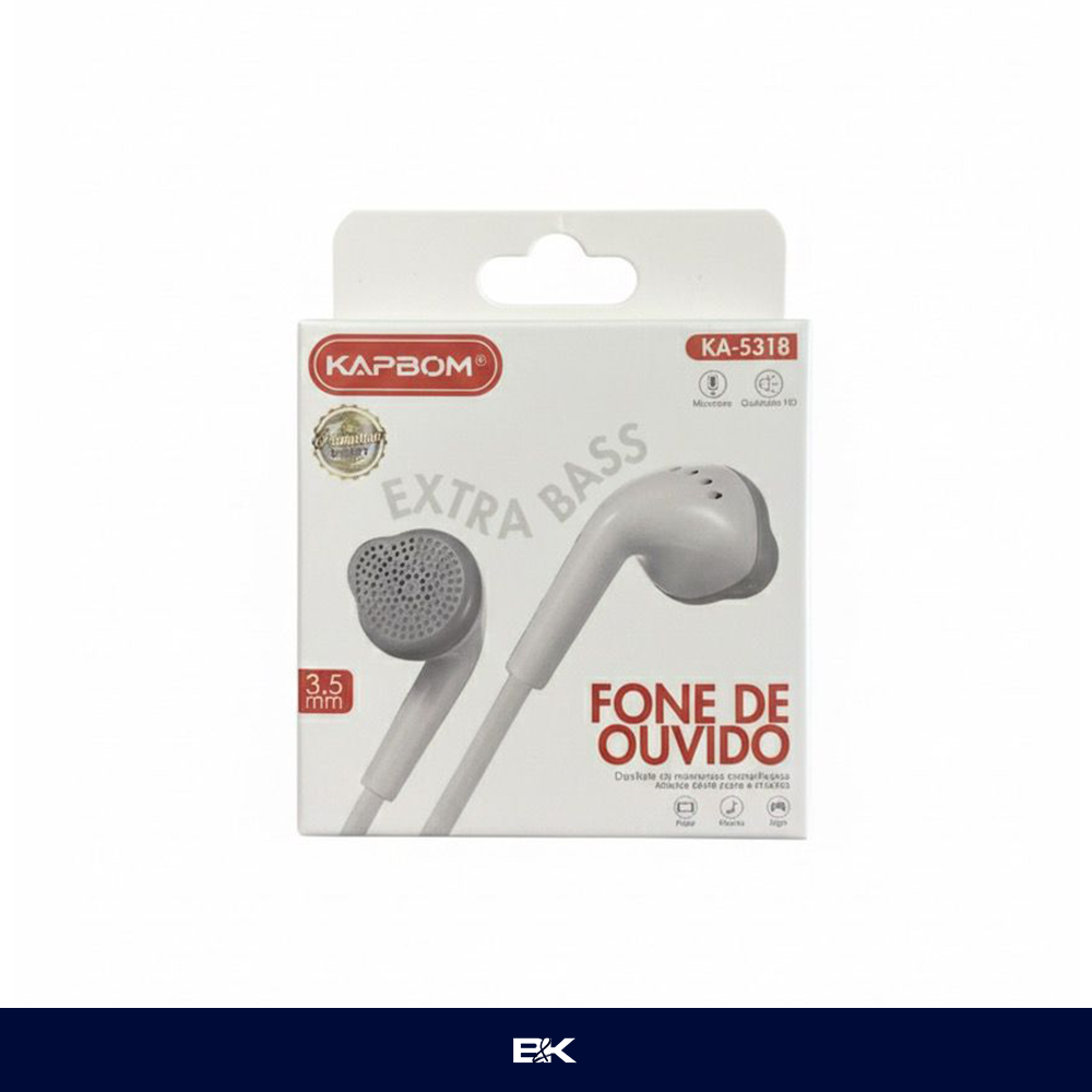 FONE DE OUVIDO P2 AURICULAR KAPBOM KA-5318