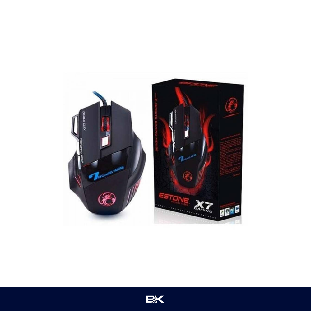 MOUSE GAMER COM FIO 2400DPI