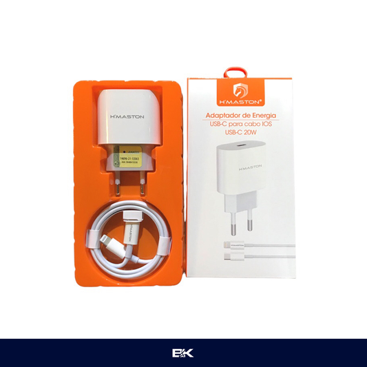 CARREGADOR PD 20W TIPO C/LIGHTNING HMASTON CB-17