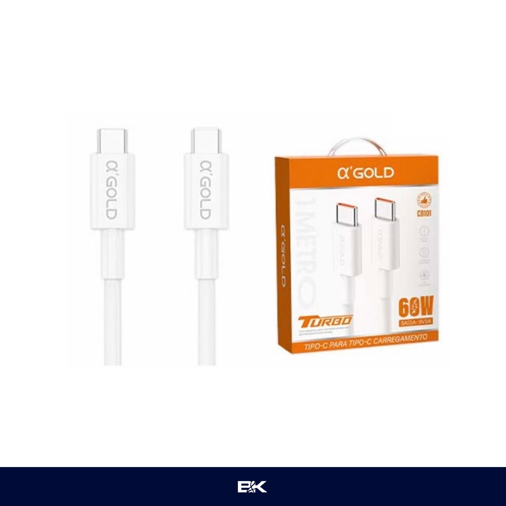 CABO PD TIPO C/TIPO C 1M A'GOLD CB101