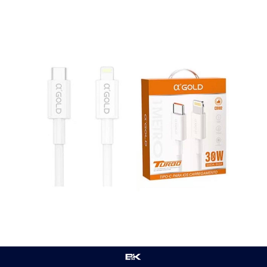 CABO PD TIPO C/iOS 1M A'GOLD CB102