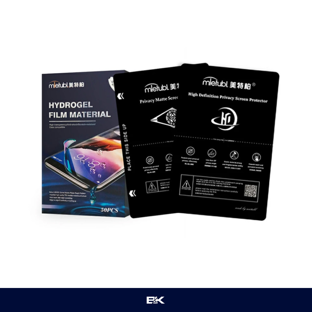 INSUMO PELÍCULA HIDROGEL PRIVACIDADE MIETUBL - PACOTE COM 50 FOLHAS