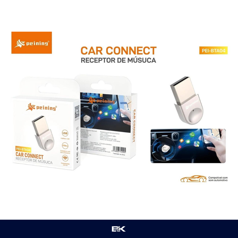 ADAPTADOR BLUETOOTH USB VEICULAR PEINING PEI-BTA04