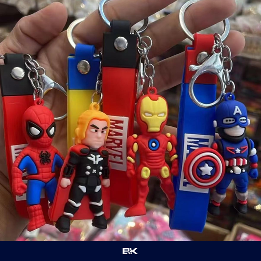 CHAVEIRO COLORIDO HERÓIS F06 CARTELA C/12