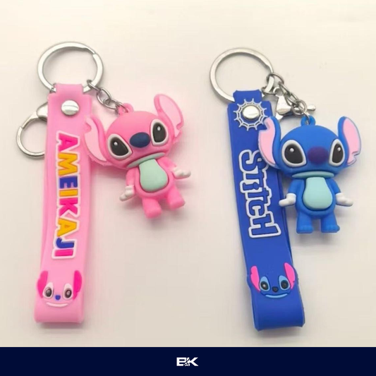 CHAVEIRO COLORIDO STITCH F02 CARTELA C/12