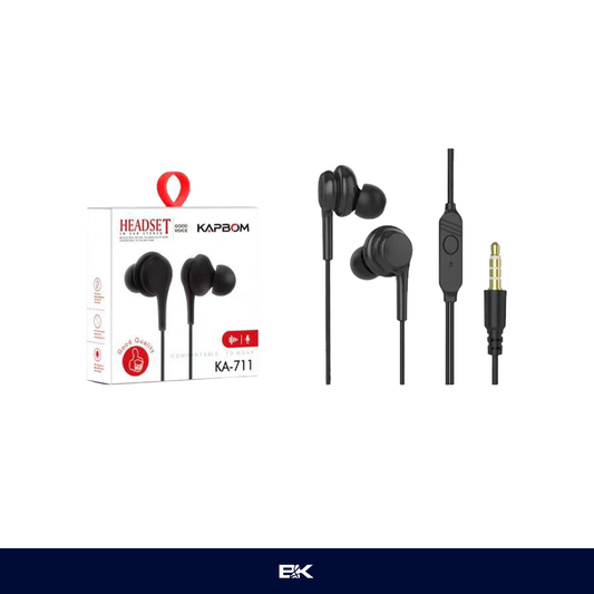FONE DE OUVIDO INTRA AURICULAR KAPBOM KA-711