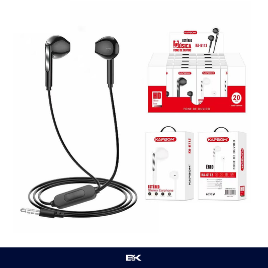 FONE DE OUVIDO AURICULAR KAPBOM KA-6112