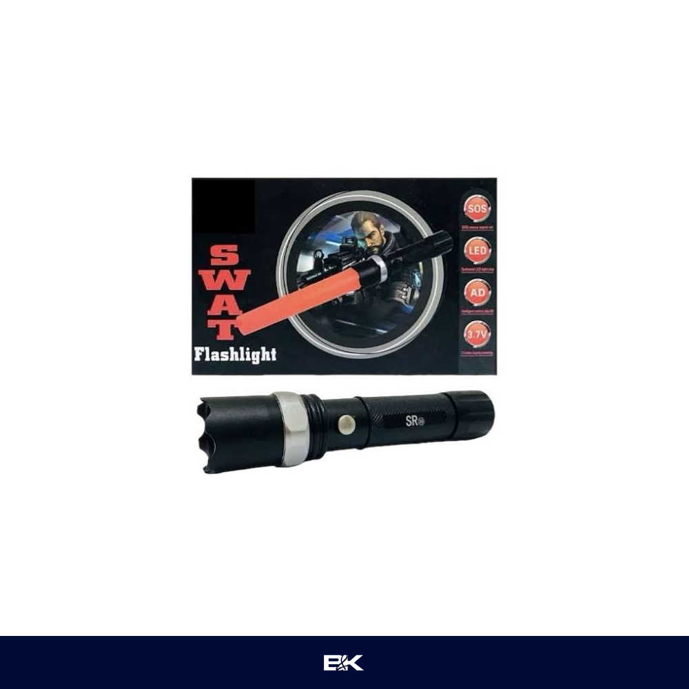 LANTERNA TÁTICA COM SINALIZADOR