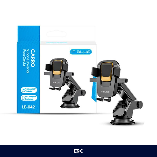 SUPORTE VEICULAR ARTICULADO PARA VIDRO E PAINEL IT BLUE LE-042