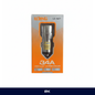 FONTE VEICULAR METALIZADA 3.4A 2USB LELONG LE-527