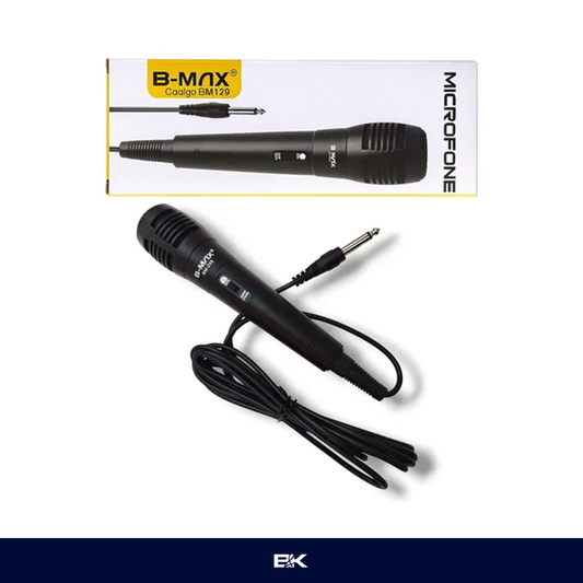 MICROFONE COM FIO CONECTOR P10 BMAX BM-249