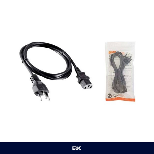 CABO DE FORÇA ATX TRIPOLAR PARA TV/PC/MONITOR