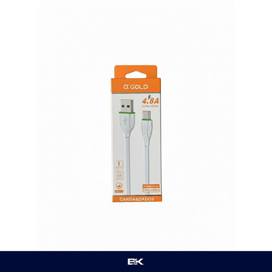 CABO DE DADOS A'GOLD 4.8A CB03-3 TIPO C