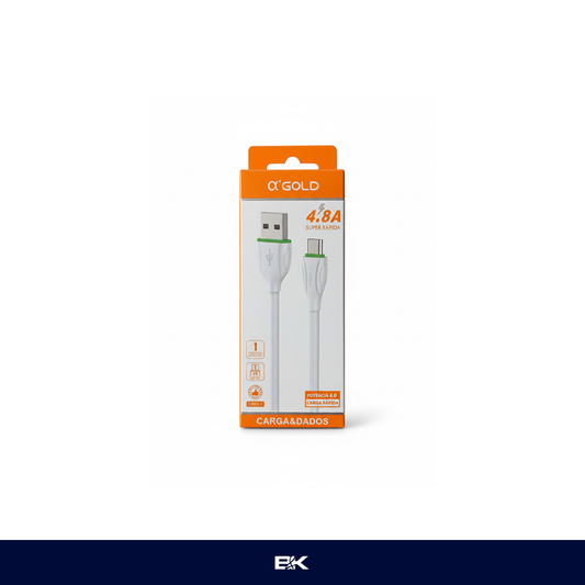 CABO DE DADOS A'GOLD 4.8A CB03-1 V8
