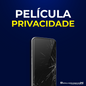 PELÍCULA PRIVACIDADE VIDRO IPHONE 7P/8P BRANCA