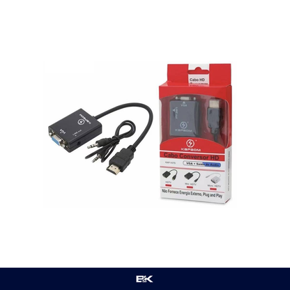 ADAPTADOR DE VÍDEO VGA PARA HDMI